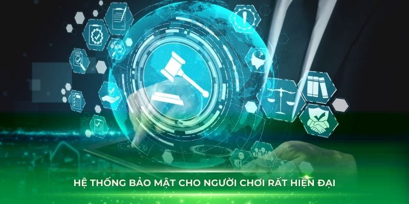 Hệ thống bảo mật cho người chơi rất hiện đại đáng tin cậy